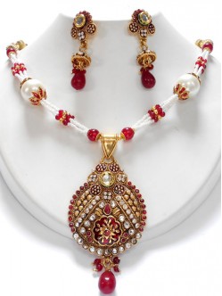 polki-necklace-21190PN2499